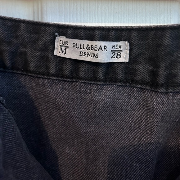 Black Denim Mini Skirt - Picture 4 of 4